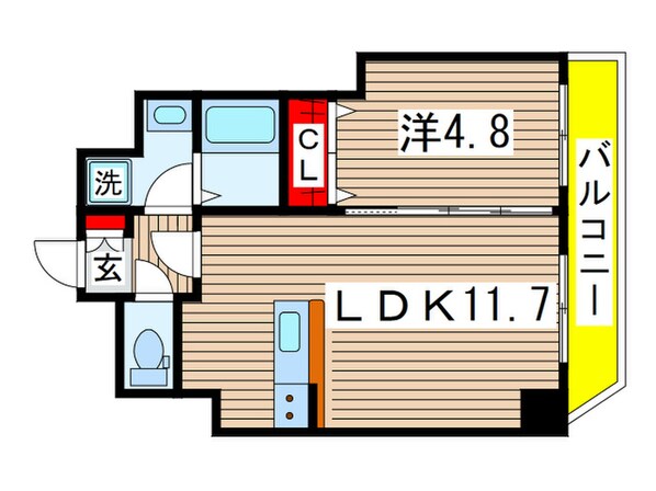 エスペラントの物件間取画像